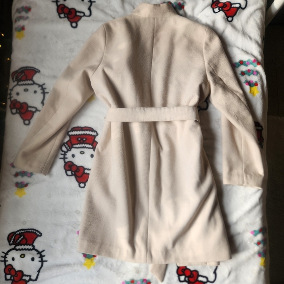 H&M Ivory Wool Coat - Picture 6 of 6